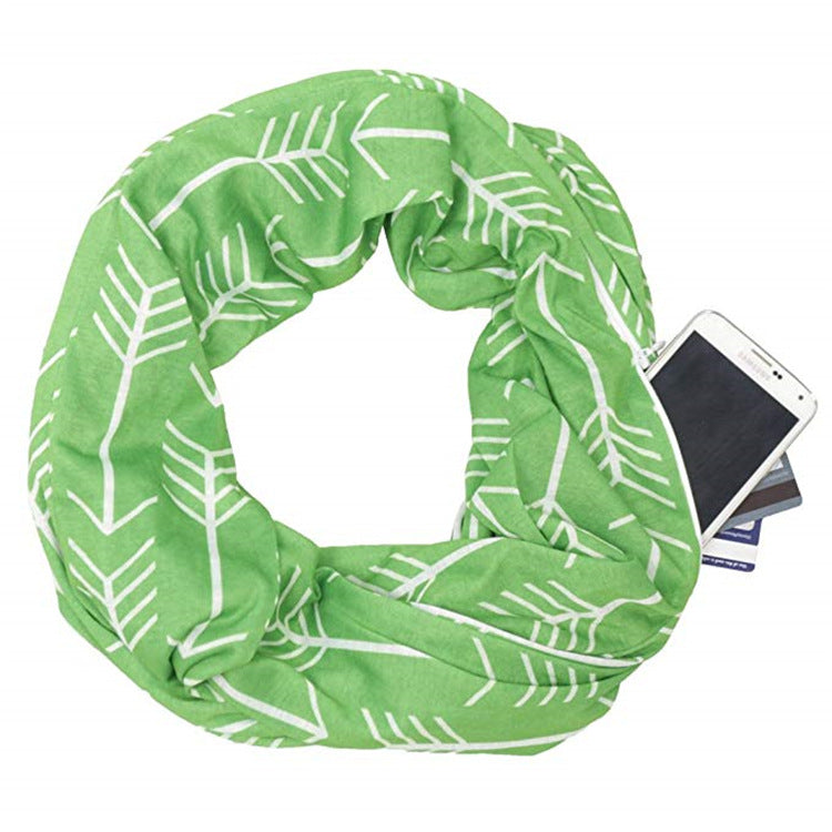Hidden Pocket Travel Scarf